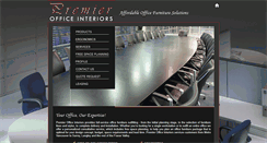 Desktop Screenshot of premierofficeinteriors.com